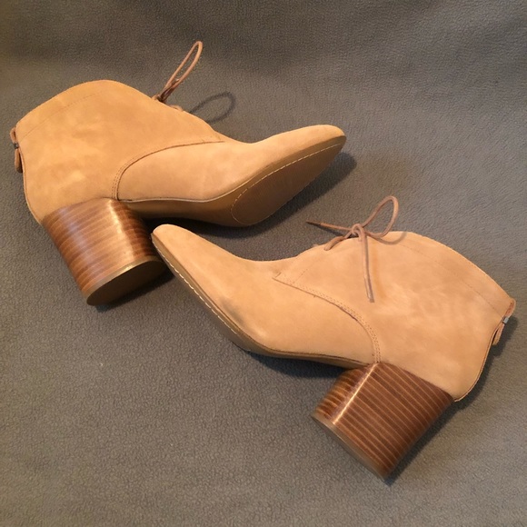 French Connection Dinah Suede Lace Up Ankle Boots - Picture 2 of 8